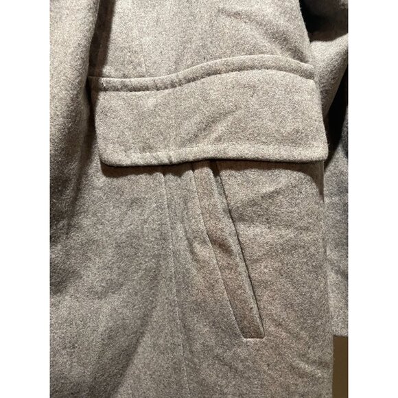 London Fog Womens Wool Blend Gray Coat 1X classic warn - Picture 5 of 7